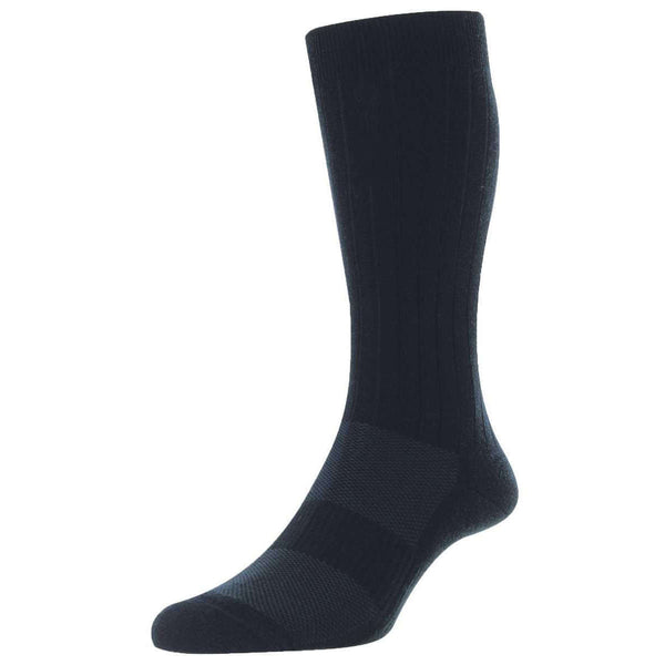 Pantherella Navy Smithfield Merino Wool Socks